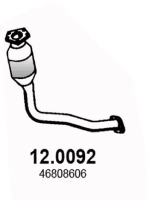 Catalyseur Fiat BRAVA · Fiat BRAVO I · Fiat MAREA