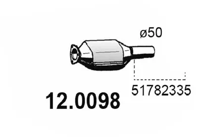 Catalyseur Fiat GRANDE PUNTO