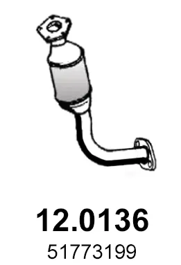 Catalyseur Fiat MULTIPLA