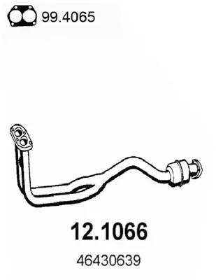 Tuyau d'échappement Fiat BRAVA · Fiat BRAVO I · Fiat MAREA