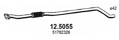 Tuyau d'échappement Alfa Romeo MITO · Fiat GRANDE PUNTO · Fiat PUNTO EVO