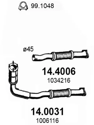 Catalyseur Fiat PUNTO · Ford FIESTA IV · Ford PUMA