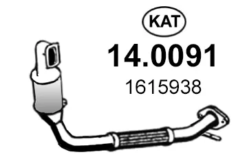 Catalyseur Ford FIESTA V · Ford FUSION · Ford FIESTA V Van