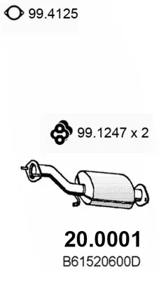 Catalyseur Mazda MX-3 · Mazda 323 F IV · Mazda 323 C IV