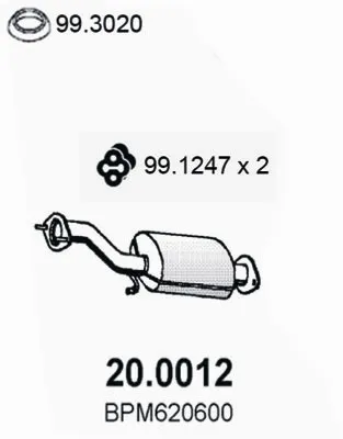Catalyseur Mazda 323 C V · Mazda 323 F V · Mazda 323 S V