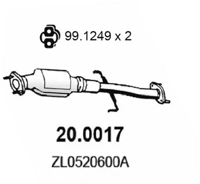 Catalyseur Mazda 323 S VI Saloon · Mazda 323 F VI Hatchback