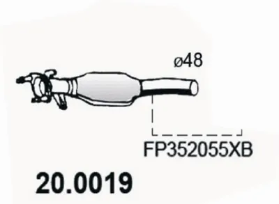 Catalyseur Mazda 323 F V · Mazda 323 F VI Hatchback