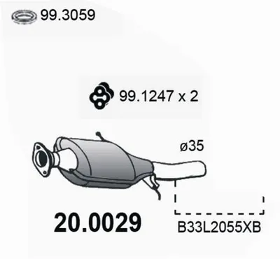 Catalyseur Mazda DEMIO