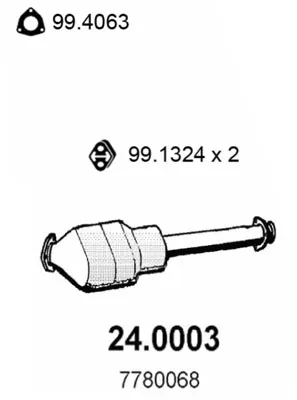 Catalyseur Lancia DEDRA