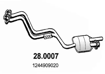 Catalyseur Mercedes-Benz 124 Coupe · Mercedes-Benz 124 Saloon · Mercedes-Benz 124 T-Model