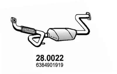 Catalyseur Mercedes-Benz VITO Bus · Mercedes-Benz VITO Van · Mercedes-Benz V-CLASS