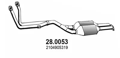 Catalyseur Mercedes-Benz E-CLASS
