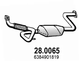 Catalyseur Mercedes-Benz VITO Bus · Mercedes-Benz VITO Van · Mercedes-Benz V-CLASS