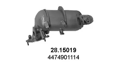 Filtre à particules / à suie, échappement Mercedes-Benz VITO Van · Mercedes-Benz VITO Mixto · Mercedes-Benz VITO Tourer
