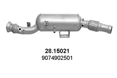 Filtre à particules / à suie, échappement Mercedes-Benz SPRINTER 3-t Bus · Mercedes-Benz SPRINTER 3-t Van · Mercedes-Benz SPRINTER 3-t Platform/Chassis