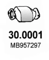 Catalyseur Mitsubishi CARISMA · Mitsubishi CARISMA Saloon · Mitsubishi SPACE STAR MPV