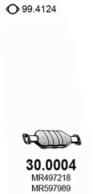 Catalyseur Mitsubishi PAJERO II · Mitsubishi PAJERO PININ I