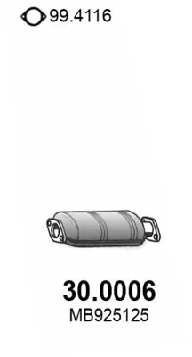 Catalyseur Mitsubishi COLT IV · Mitsubishi LANCER IV · Mitsubishi LANCER V
