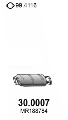 Catalyseur Mitsubishi COLT V · Mitsubishi LANCER VI