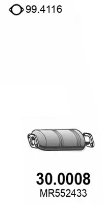 Catalyseur Mitsubishi COLT V