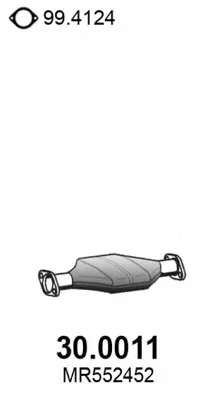 Catalyseur Mitsubishi CARISMA Saloon · Mitsubishi SPACE STAR MPV