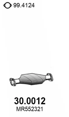 Catalyseur Mitsubishi CARISMA · Mitsubishi CARISMA Saloon · Mitsubishi SPACE STAR MPV