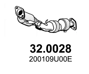 Catalyseur Nissan MICRA III · Nissan MICRA C+C III · Nissan NOTE