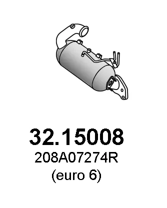 Filtre à particules / à suie, échappement Mercedes-Benz B-CLASS Sports Tourer · Mercedes-Benz A-CLASS · Mercedes-Benz CITAN Mixto