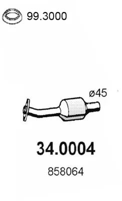 Catalyseur Opel CORSA B · Opel ASTRA F Saloon · Opel ASTRA F Hatchback