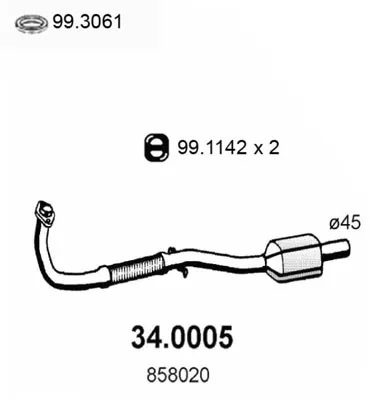 Catalyseur Opel COMBO Box Body/MPV · Opel CORSA B · Opel CORSA B Hatchback Van