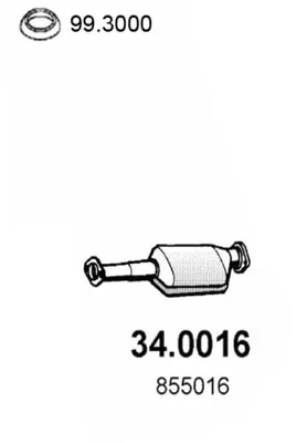 Catalyseur Opel CALIBRA A · Opel VECTRA A · Opel VECTRA A Hatchback