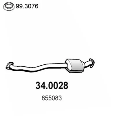 Catalyseur Opel CALIBRA A · Opel VECTRA A · Opel VECTRA A Hatchback