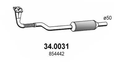 Catalyseur Opel ASTRA F Saloon · Opel ASTRA F Convertible · Opel ASTRA G Hatchback