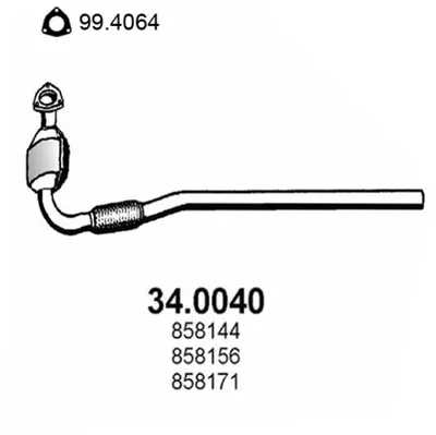 Catalyseur Opel CORSA B