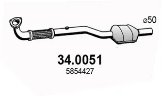 Catalyseur Opel ASTRA G Hatchback · Opel ASTRA G Estate · Opel ASTRA G Saloon