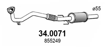 Catalyseur Opel VECTRA C · Opel VECTRA C GTS · Opel SIGNUM Hatchback