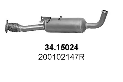 Filtre à particules / à suie, échappement Nissan NV400 Van · Nissan NV400 Platform/Chassis · Opel MOVANO B Van