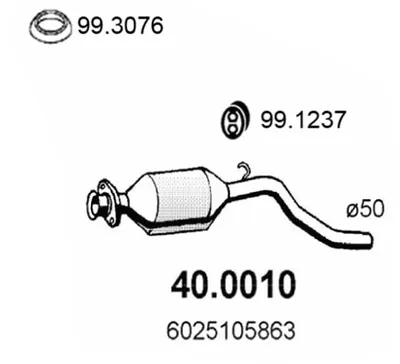 Catalyseur Renault ESPACE II · Renault ESPACE II VAN