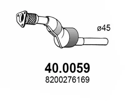 Catalyseur Renault MODUS / GRAND MODUS · Renault CLIO III