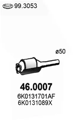 Catalyseur Seat CORDOBA · Seat IBIZA II
