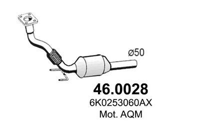 Catalyseur Seat CORDOBA · Seat IBIZA II · Seat INCA