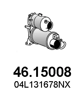 Filtre à particules / à suie, échappement Audi A3 · Audi A3 Sportback · Audi A3 Limousine