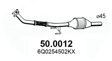 Catalyseur ASSO 50 0012