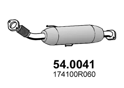 Catalyseur ASSO 54 0041