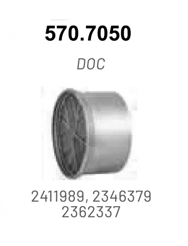 Catalyseur ASSO 570.7050