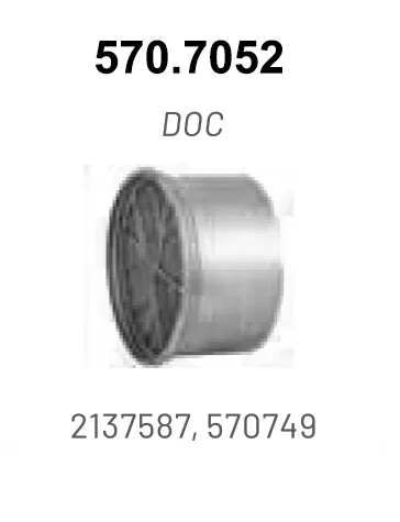 Catalyseur ASSO 570.7052
