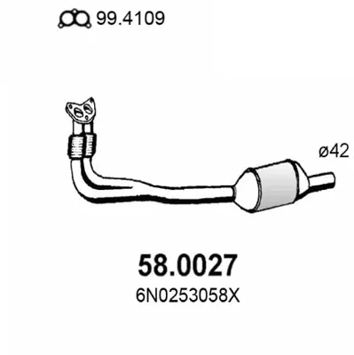 Catalyseur Vw POLO III