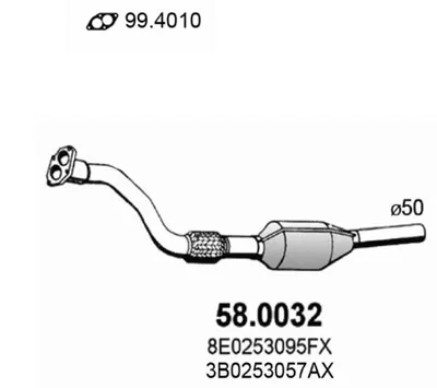 Catalyseur Audi A4 B5 · Audi A4 B5 Avant · Vw PASSAT B5