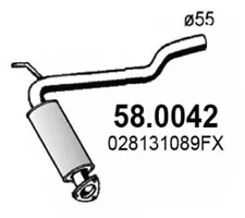 Catalyseur Vw TRANSPORTER T4 Bus · Vw TRANSPORTER T4 Van · Vw TRANSPORTER T4 Platform/Chassis (70E, 70L, 70M, 7DE, 7DL, 7D