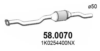 Catalyseur Audi A3 · Audi A3 Sportback · Skoda OCTAVIA II